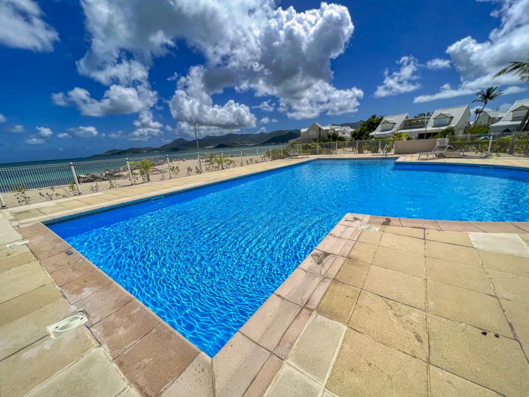 Location Cottage 2 chambres Baie Nettlé Saint Martin-piscine commune-11
